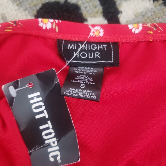 Womens Midnight hour Hot Topic red Bikini Bottoms. - Picture 3 of 5